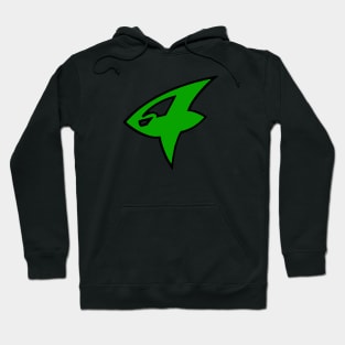 Green Shark 4 Hoodie